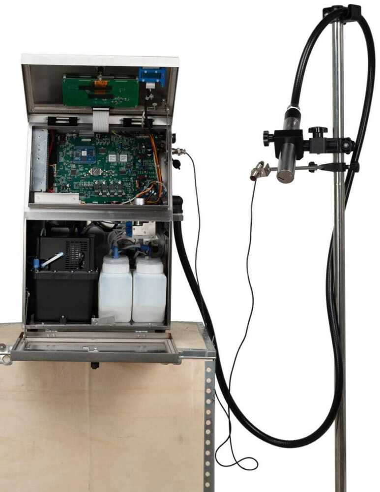 Label Coding Machine - Color: Silver