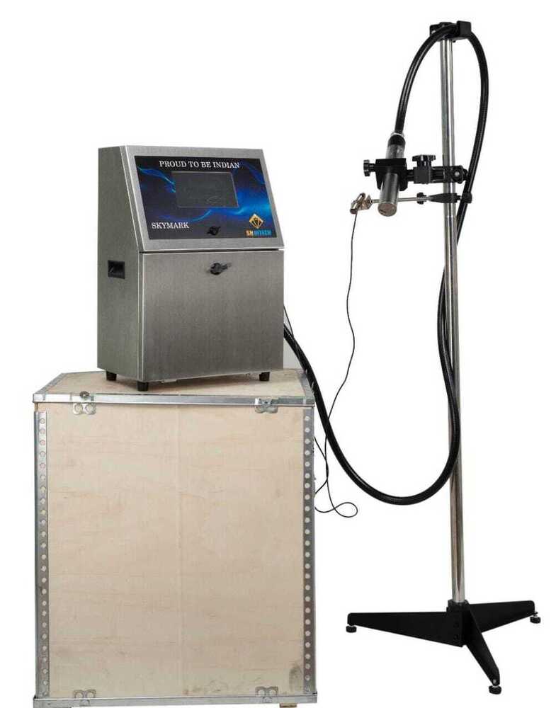 Label Coding Machine - Color: Silver