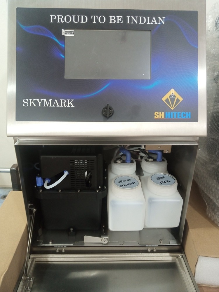 Label Coding Machine - Color: Silver