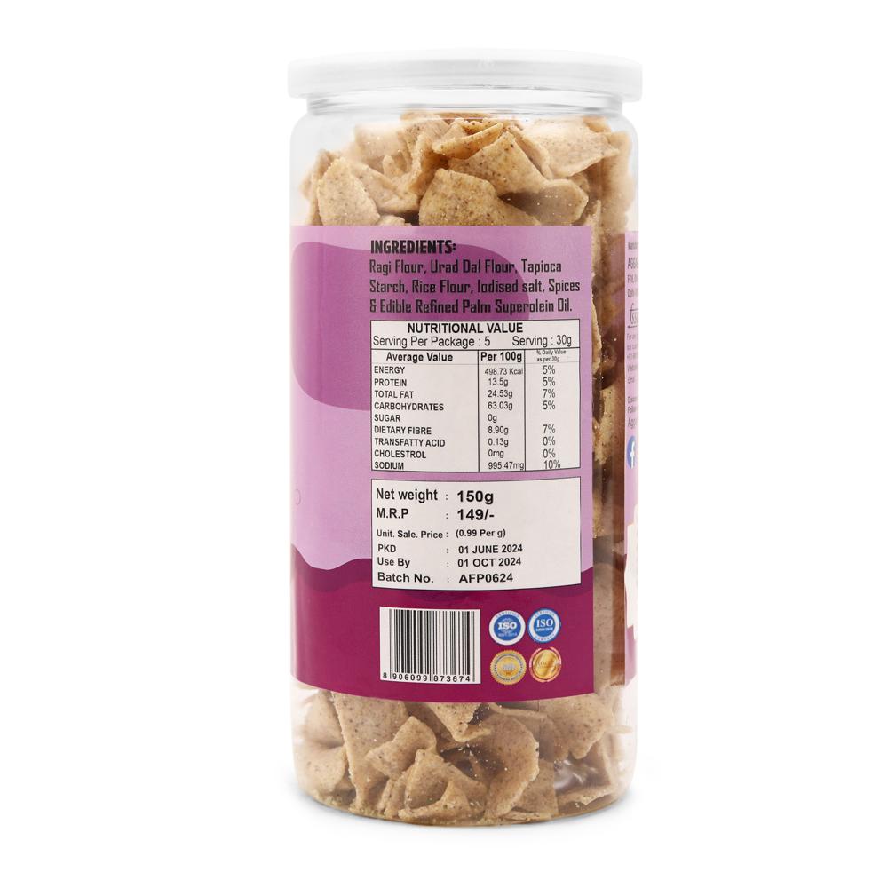 Ragi (Nachani) Cream / Onion chips