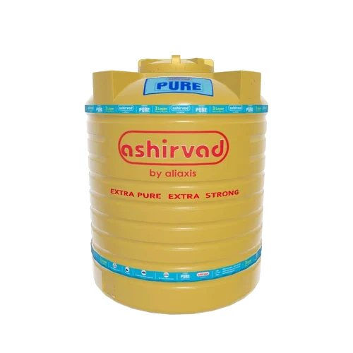 1000Ltr Ashirvad Water Tank - Color: Yellow