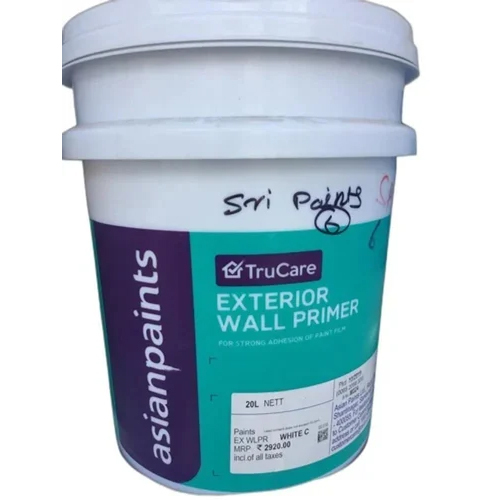 20Liter Asian Paint Trucare Exterior Wall Paint - Color: White
