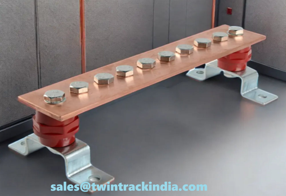 Busbar Support Insulator - Frp, Red Color , Plain Design, Polished Surface Treatment For Optimal Electrical Isolation And Support