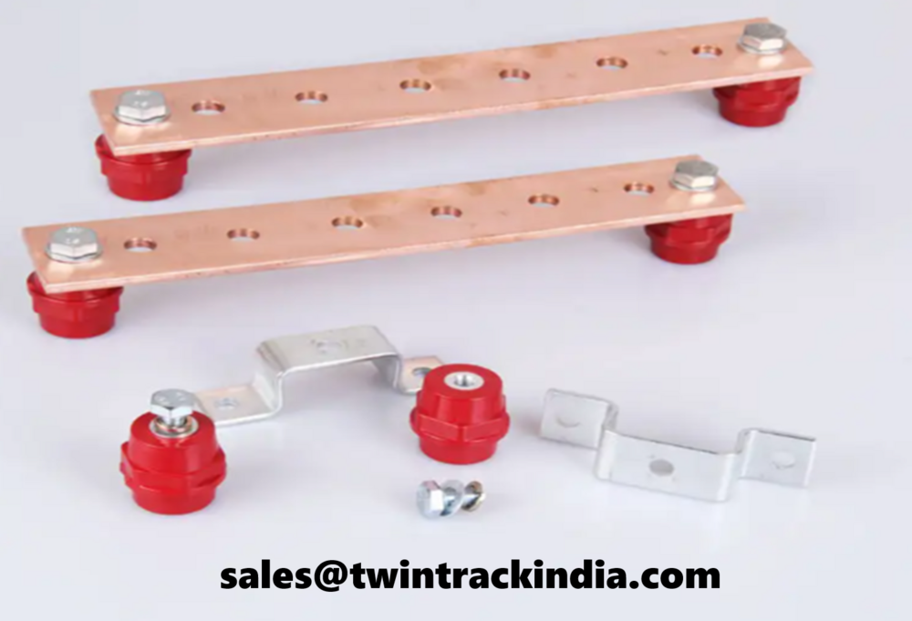 Busbar Support Insulator - Frp, Red Color , Plain Design, Polished Surface Treatment For Optimal Electrical Isolation And Support