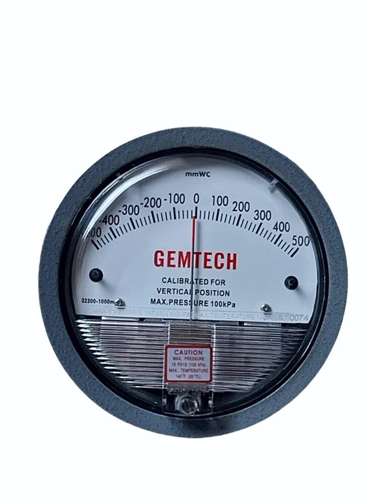 Wholesaler India GEMTECH DIFFERENTIAL PRESSURE GAUGE In Buldana Maharashtra