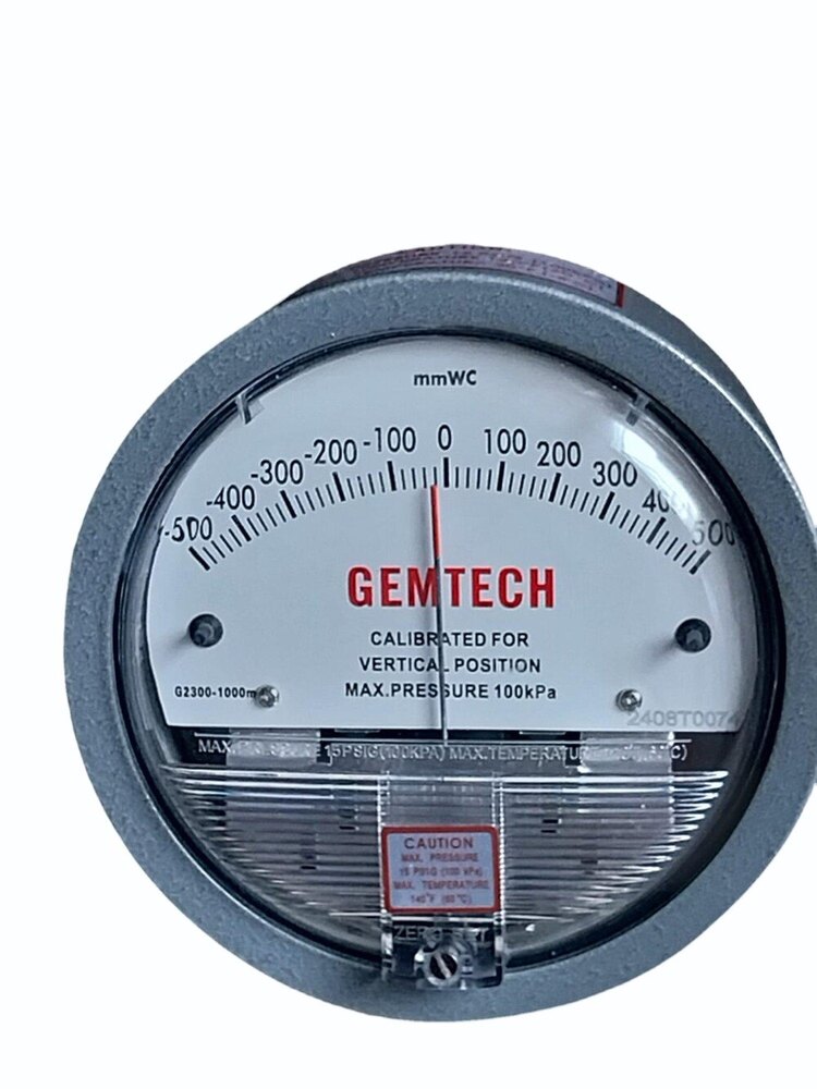 Wholesaler India GEMTECH DIFFERENTIAL PRESSURE GAUGE In Buldana Maharashtra