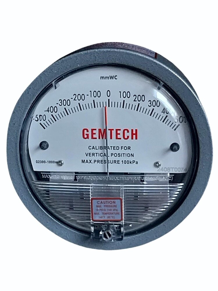 Wholesaler India GEMTECH DIFFERENTIAL PRESSURE GAUGE In Buldana Maharashtra