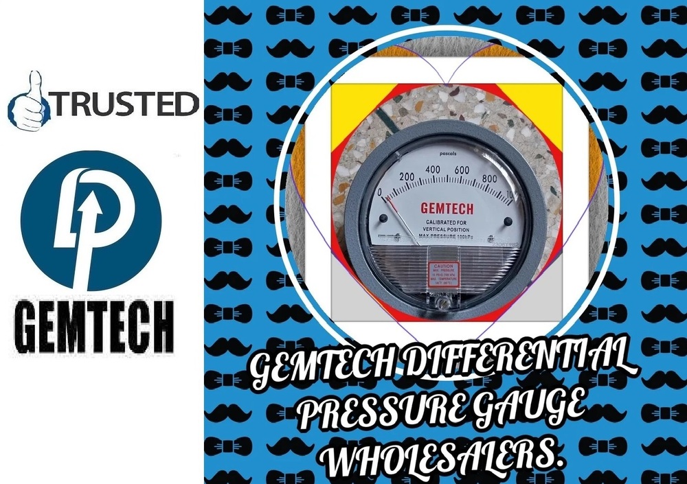 Suppliers Gemtech Differential Pressure Gauges Hosur Tamil Nadu - Accuracy: - A 2% Of Full Span At 70 (21 (A 3% On -0