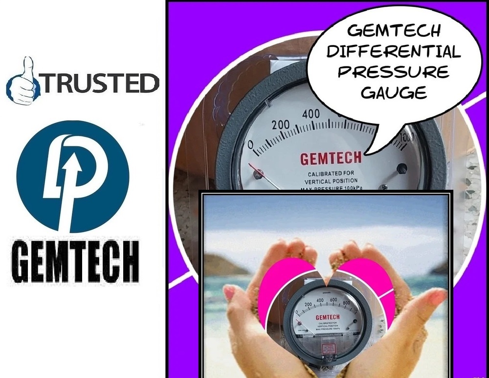 Gemtech Differential Pressure Gauges Supplier by Lingali Daund Pune