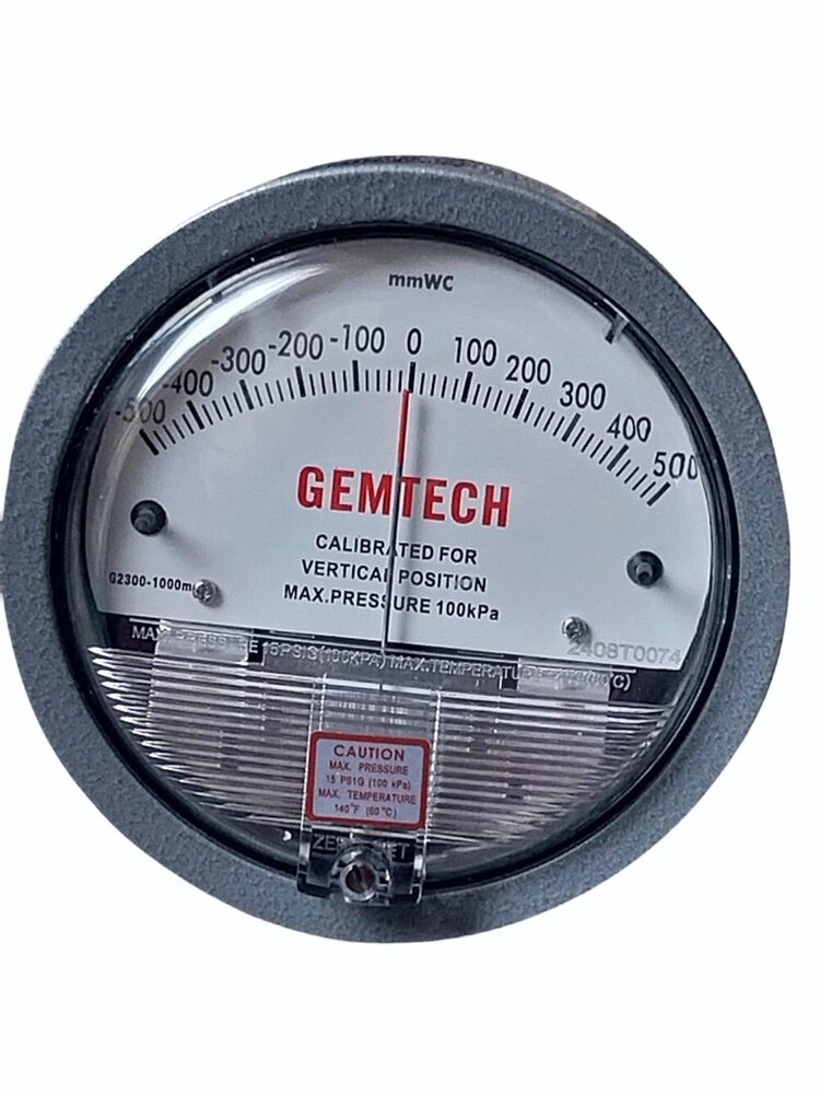 Wholesaler India GEMTECH DIFFERENTIAL PRESSURE GAUGE In Dahisar Mumbai Maharashtra