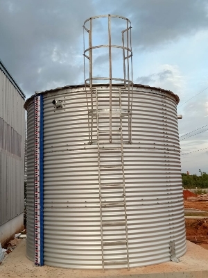 Zincalume Water Storage Tank capacity 75000 L