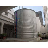 Zincalume Industrial Water Tank 250 Kl - Color: Silver