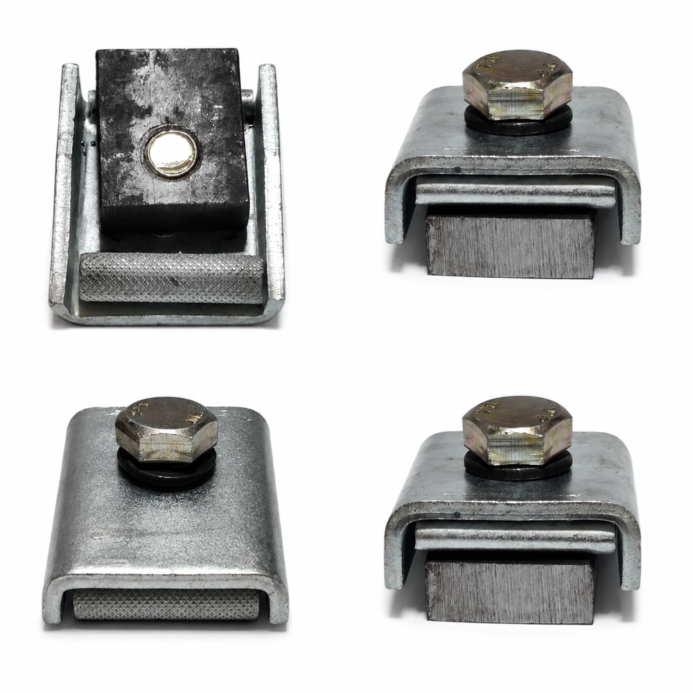 Single Bolted Rail Clamps