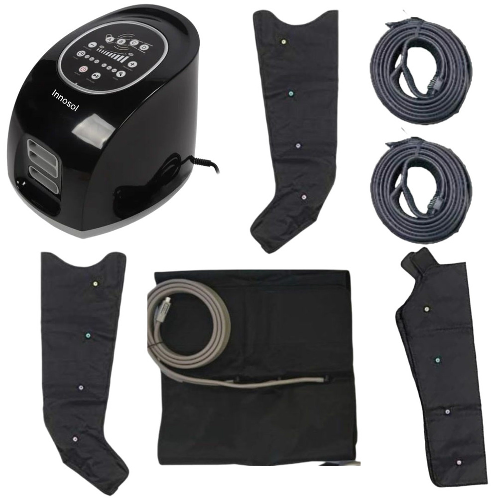 Dvt 4 Chamber Lymphatic Drainage Device With Digital Control For Leg