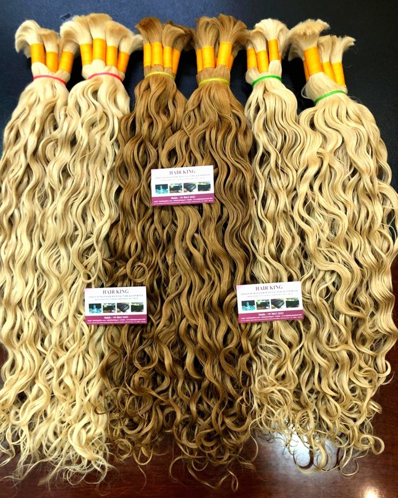RAW NATURAL BRAZILIAN CURLY HAIR EXTENSION