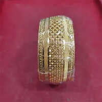 1gm 24 Kt Gold Plated Kada - Color: Golden