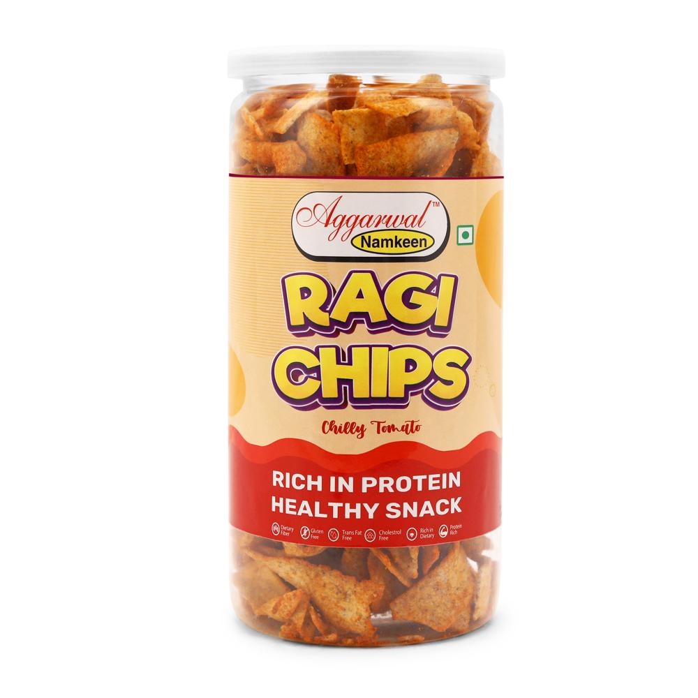 Ragi (Nachani) Chilly Tomato chips