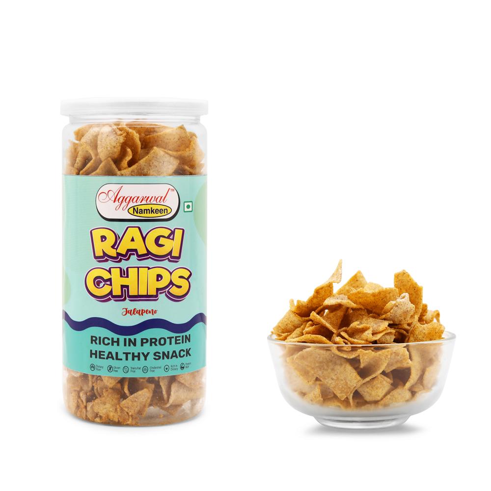 Ragi (Nachani) Jalapeno Chips - Feature: Healthy Snacks