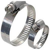 Hi- Torque Stainless Hose Clamps - Color: Silver