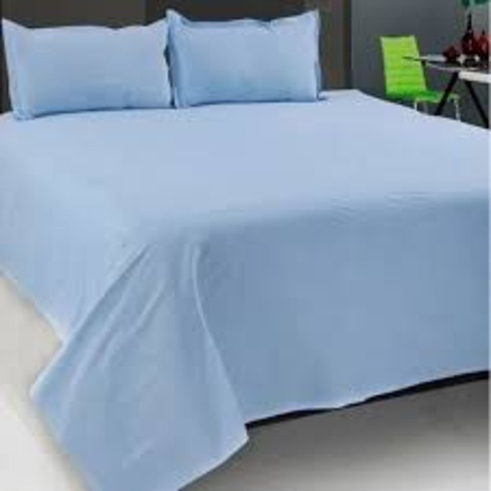 PLAIN DOUBLE BED BEDSHEET