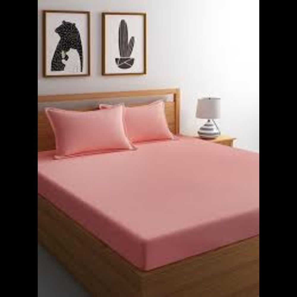Plain Double Bed Bedsheet