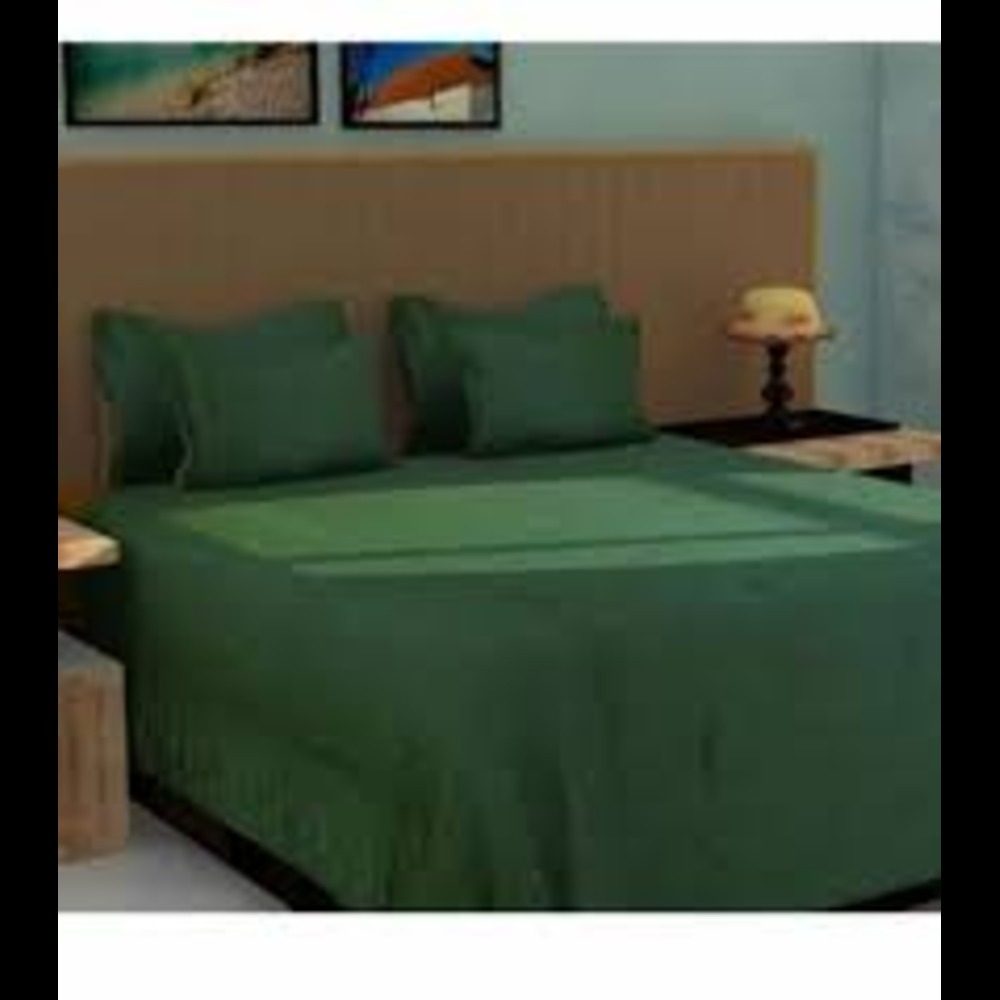 Plain Double Bed Bedsheet