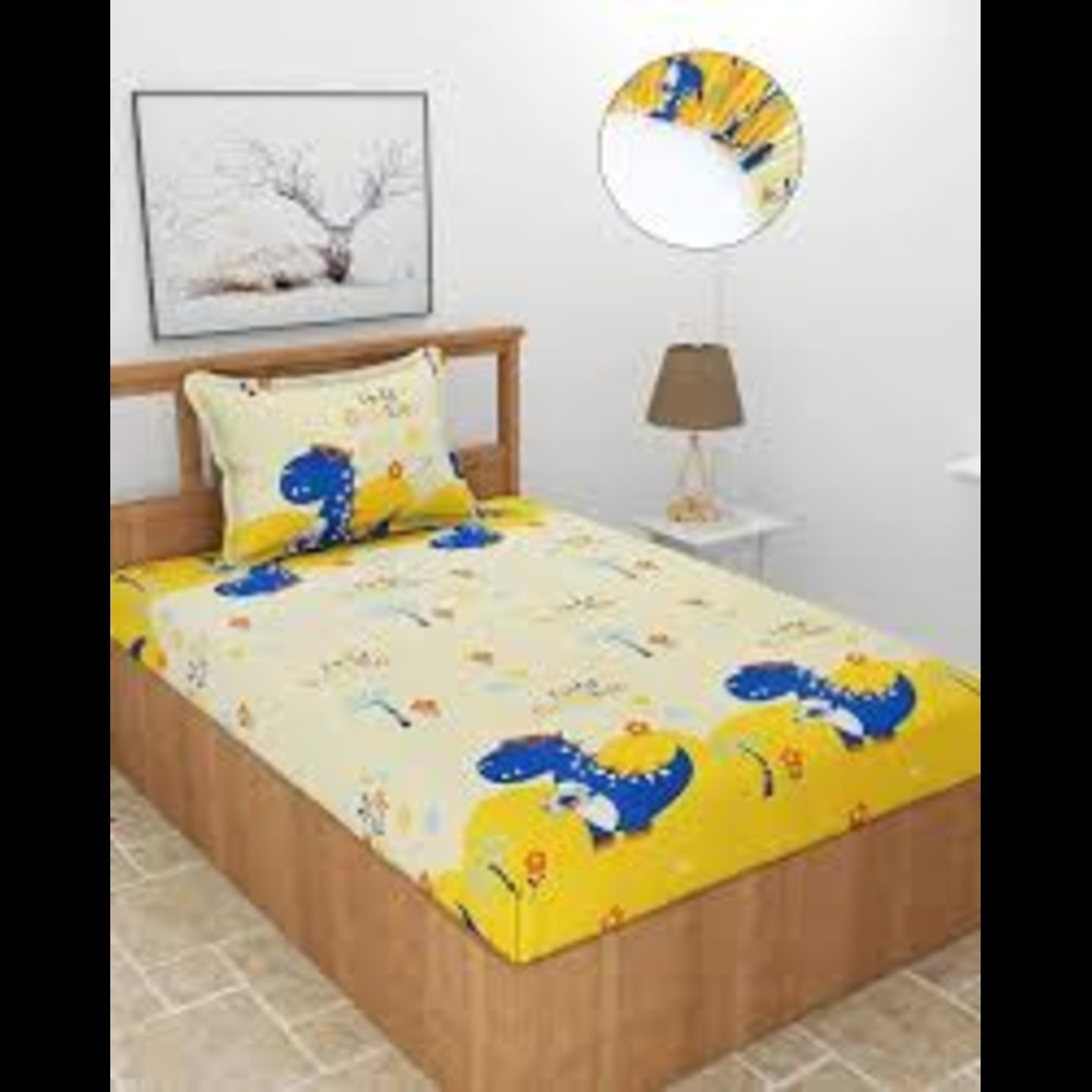 3d Single Printed Bedsheet - Density: 60*90inch