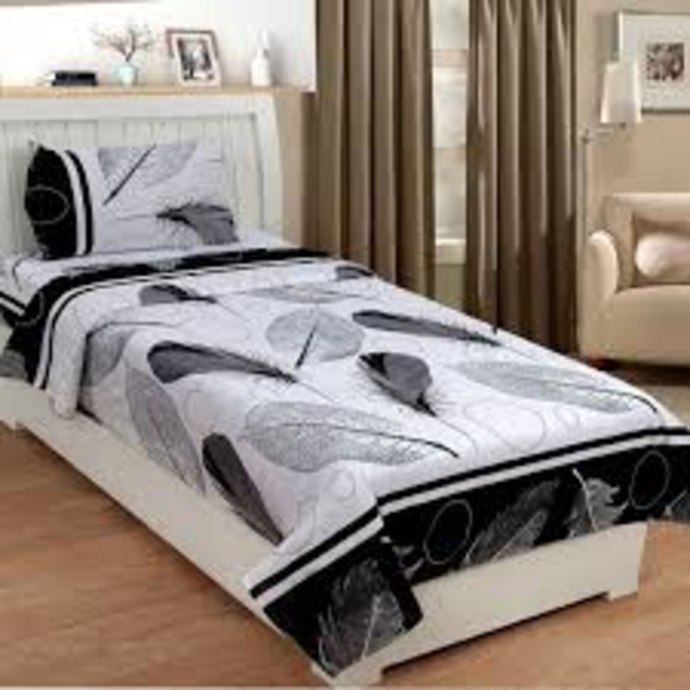 3d Single Printed Bedsheet - Density: 60*90inch