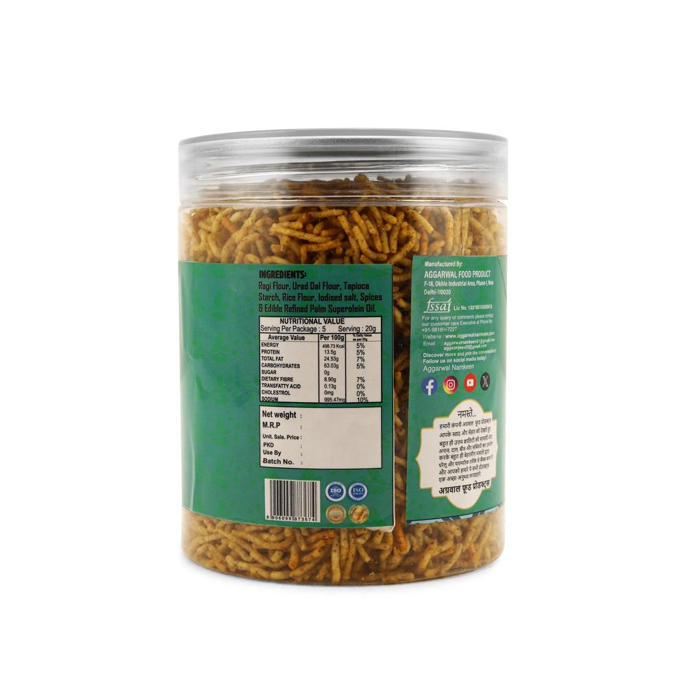 Ragi (Nachani) Spicy Treat Bhujiya