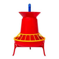 2.3-kg Poultry Feeder - Color: Red