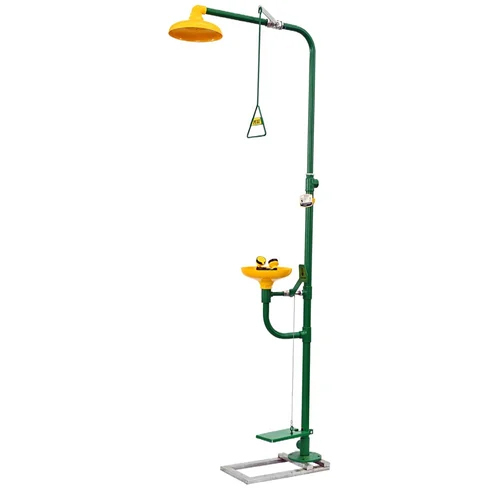 6250 Gi Combination Safety Shower - Color: Yellow