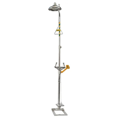 6250 Ss Combination Safety Shower - Color: Silver