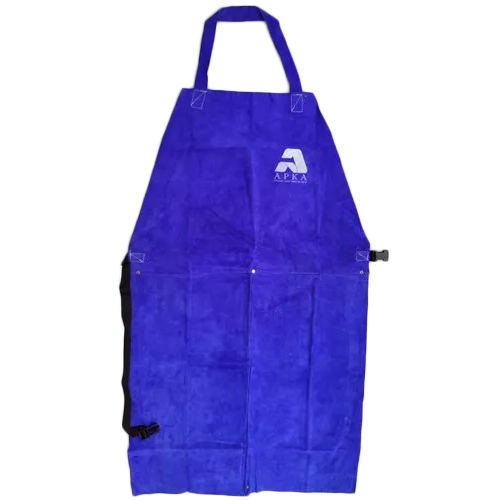 Leather Welding Aprons - Color: Blue