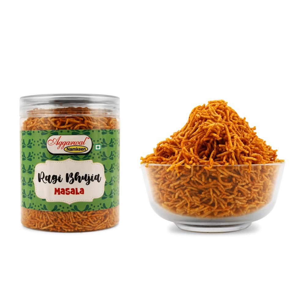 Ragi (Nachani) Masala Bhujiya - Feature: Healthy Snacks