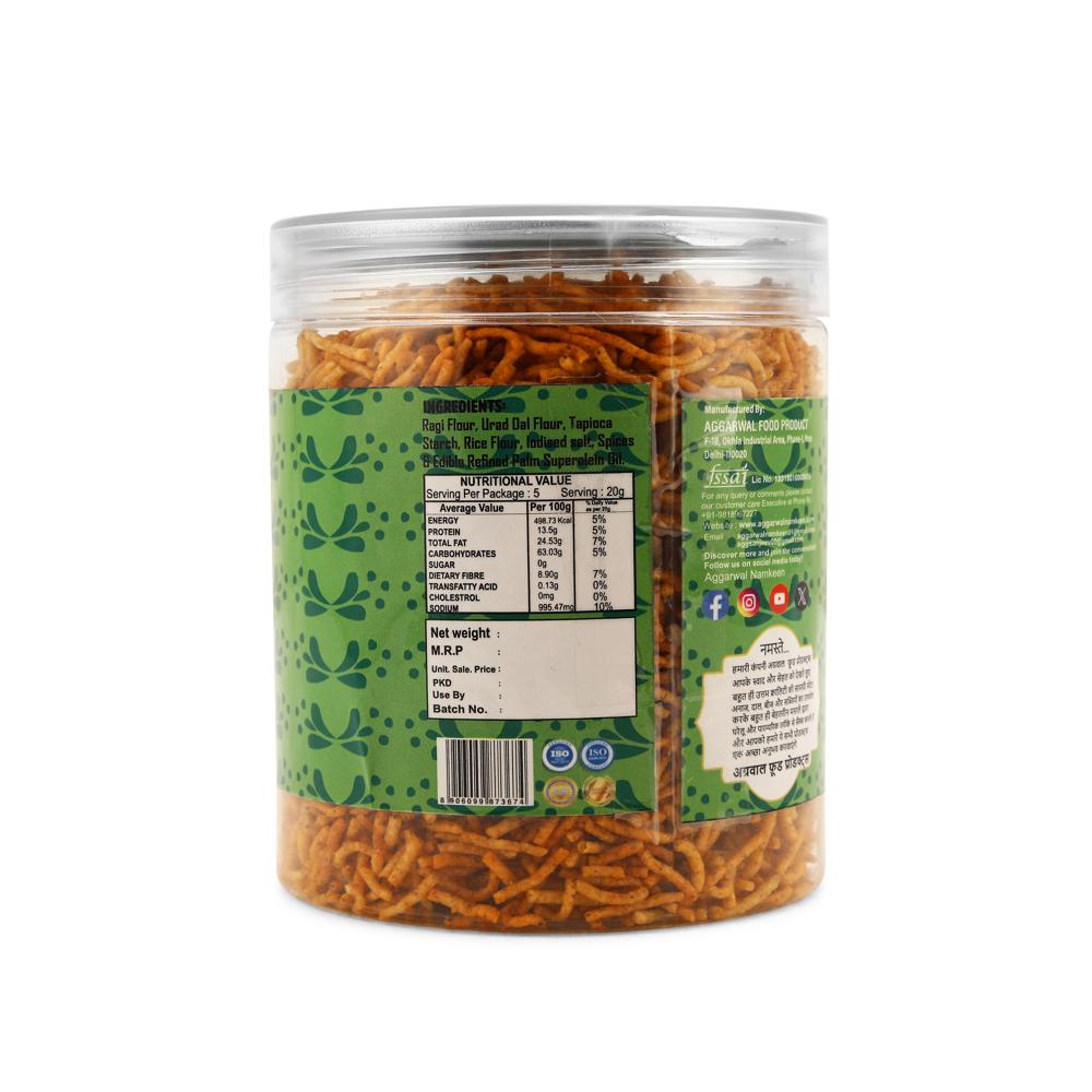 Ragi (Nachani) Masala Bhujiya