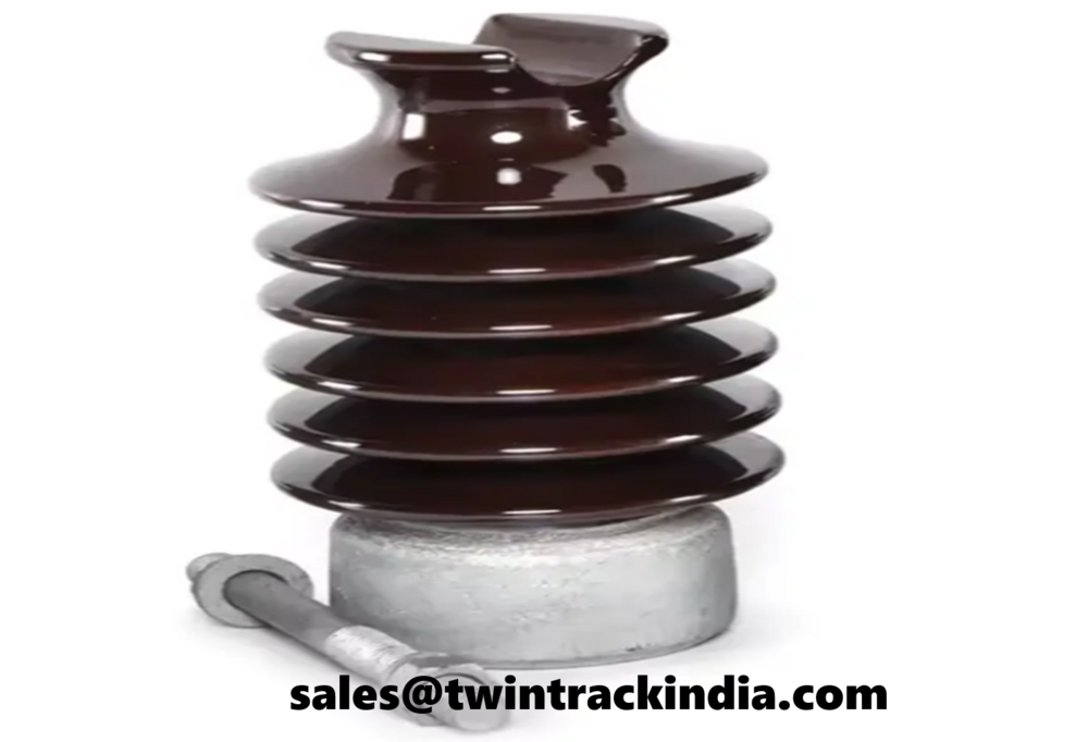Porcelain Station Post Insulator - Standard Size, Brown White Color, 52 Kv Rated Voltage | Durable Porcelain Material, Polished Surface Treatment