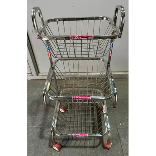 10 Inch SS Fruit Trolley