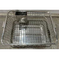 Ss Square Kitchen Basket - Color: Silver