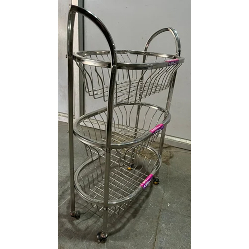 Stainless Steel Fruit Trolley