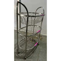 Stainless Steel Fruit Trolley