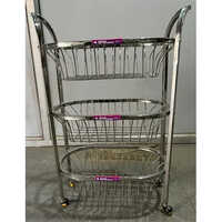 Stainless Steel Fruit Trolley