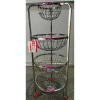 Stainless Steel Galaxy Fruit Trolley