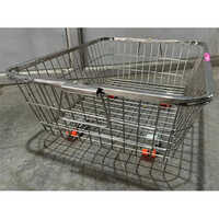 Ss Kitchen Corner Basket - Color: Silver