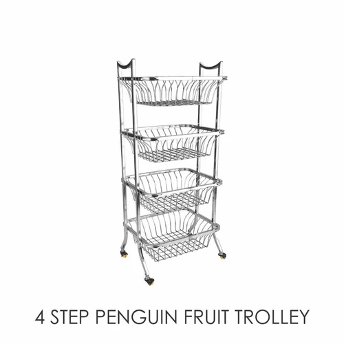 4 Step Penguin Fruit Trolley
