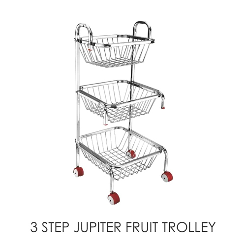 3 Step Jupiter Fruit Trolley