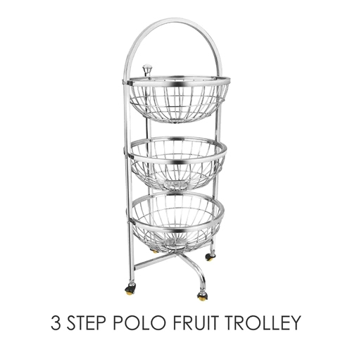 3 Step Polo Fruit Trolley