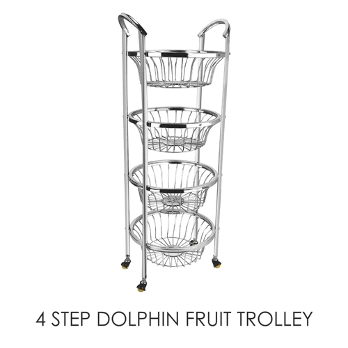 4 Step Dolphin Fruit Trolley