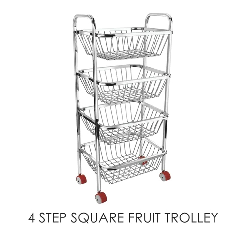 4 Step Square Fruit Trolley