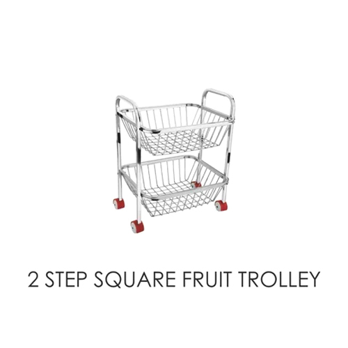 2 Step Square Fruit Trolley