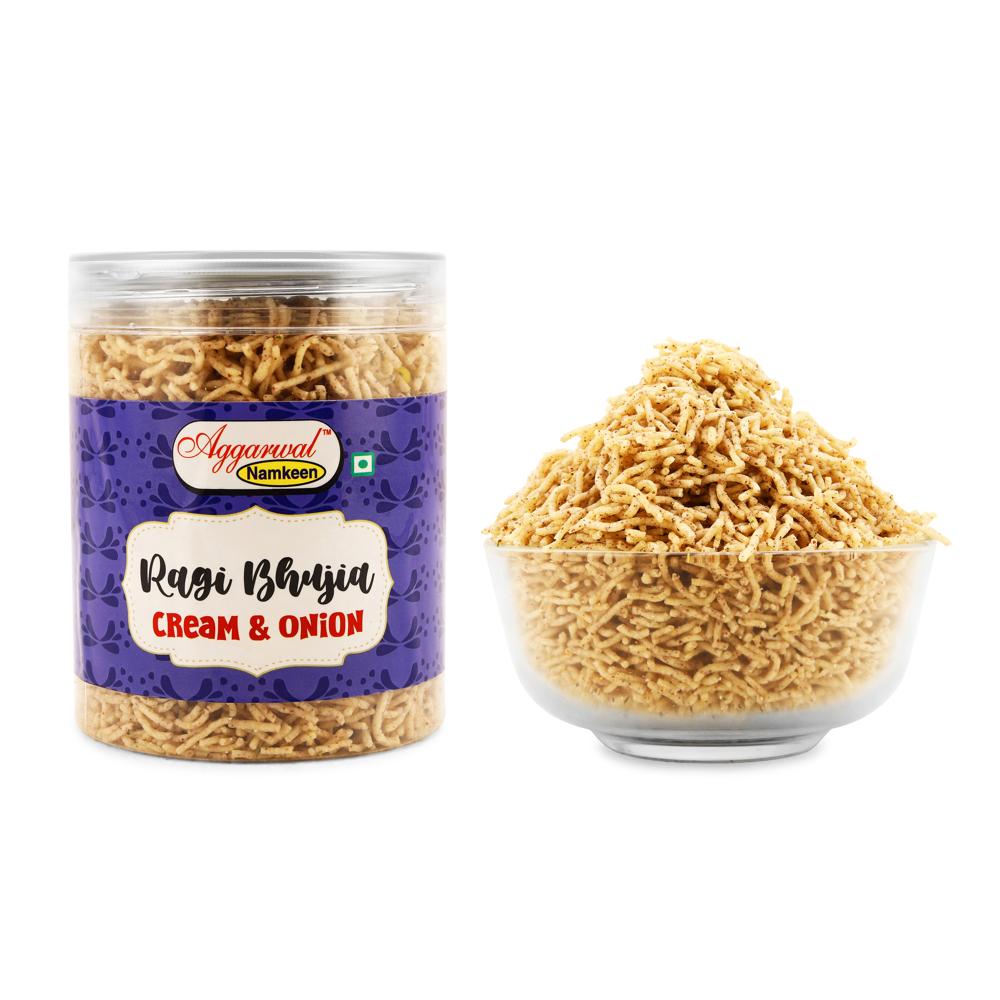 Ragi (Nachani) Cream Onion Bhujiya - Feature: Healthy Snacks